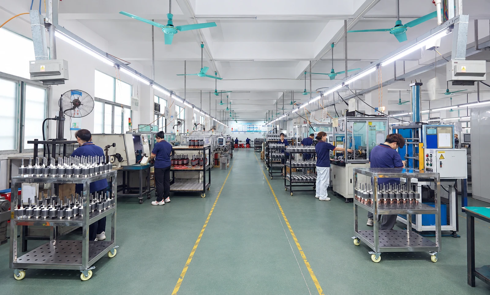 ST MOTOR motor production workshop overview